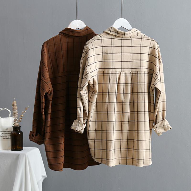G.SKY New Arrival Women Plaid Oversize Blouse Batwing Sleeve Front Short Back Long Shirt Turn-Down Collar Casual Top, Coffee blouse
G.SKY New Arrival Women Plaid Oversize Blouse Batwing Sleeve Front Short Back Long Shirt Turn-Down Collar Casual Top, Coffee blouse