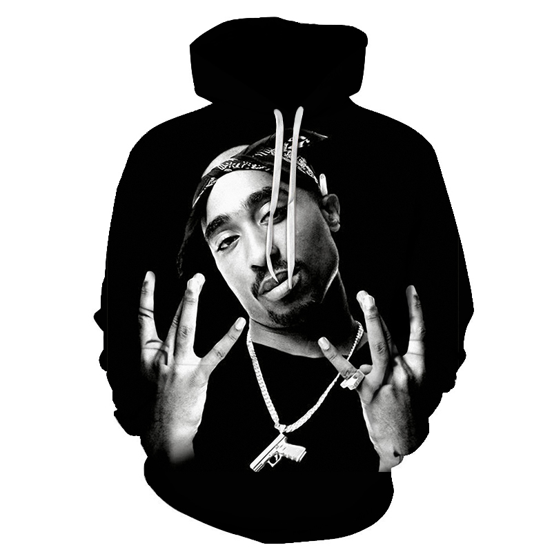 Pullover Hip Hop Rock Singer Men Women Sweatshirt Hoodies 3D Print Tupac Shakur Clothing Plus S-6XL, Black
Pullover Hip Hop Rock Singer Men Women Sweatshirt Hoodies 3D Print Tupac Shakur Clothing Plus S-6XL, Black