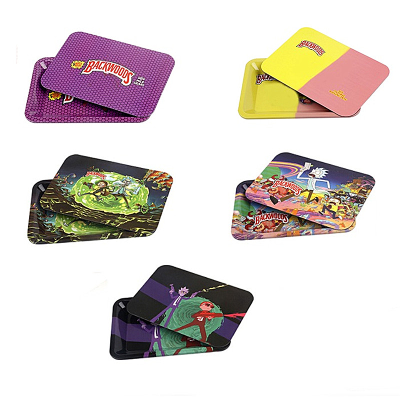 Metal Rolling Tray Cartoon Colorful Surface with Magnetic Lids Cover Backwoods Tobacco Accessories 180x120mm 287x187mm Size Herb Storage
Metal Rolling Tray Cartoon Colorful Surface with Magnetic Lids Cover Backwoods Tobacco Accessories 180x120mm 287x187mm Size Herb Storage