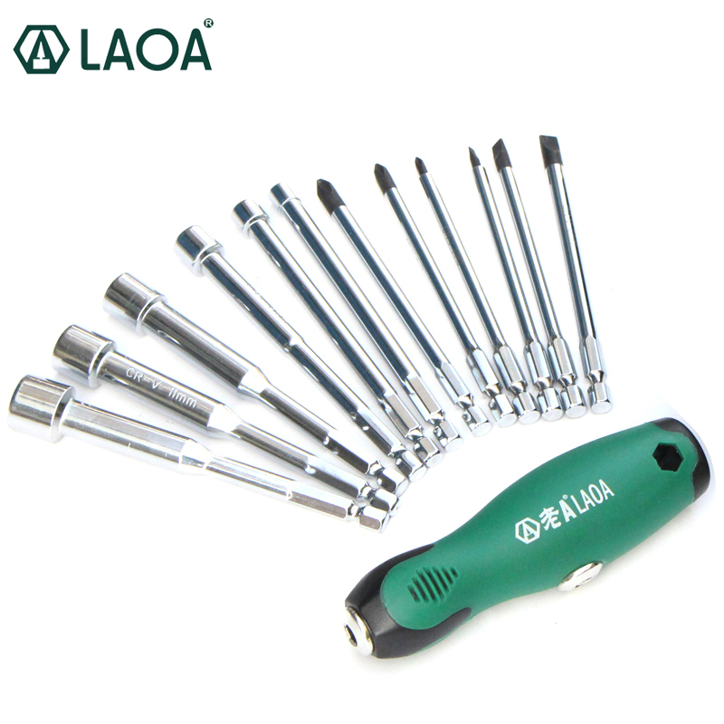LAOA 12 In 1 Socket Screwdriver Kit 6 Sockets And 6 Screwdriver Bit Set Hand Tools Slotted Torx Bits
LAOA 12 In 1 Socket Screwdriver Kit 6 Sockets And 6 Screwdriver Bit Set Hand Tools Slotted Torx Bits