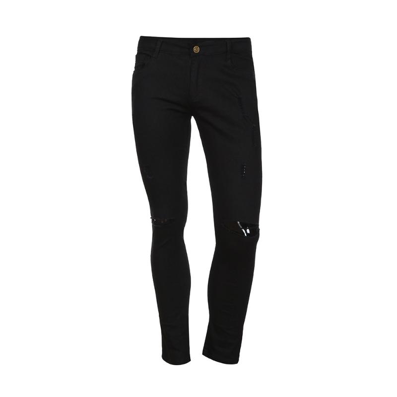 Fit Style 2020 Pants Mens Skinny Stretch Denim Pants Distressed Ripped Freyed Slim Fit Jeans Trousers W326, Black
Fit Style 2020 Pants Mens Skinny Stretch Denim Pants Distressed Ripped Freyed Slim Fit Jeans Trousers W326, Black