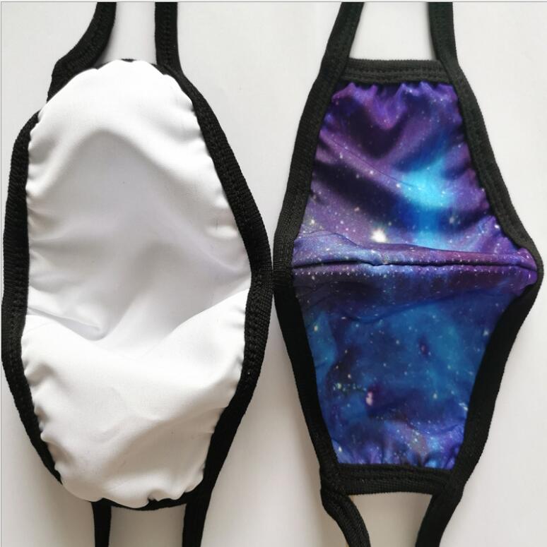 Shark face mask adults teen prints starry sky mouth covers anti dust windproof