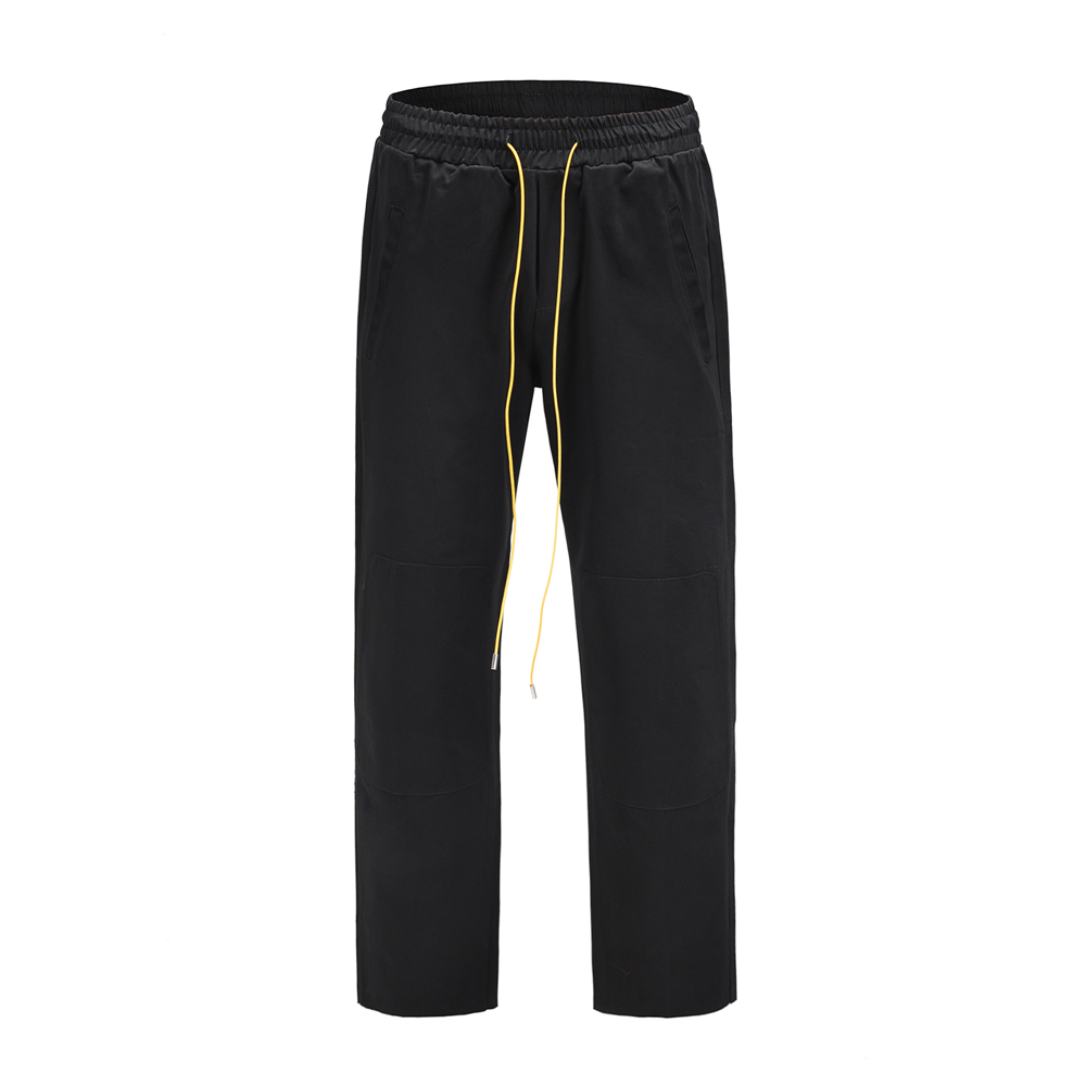 Back Embroidery Twill Cotton Cargo Pants Ripped Leg Opening Jogger Men Streetwear, Black
Back Embroidery Twill Cotton Cargo Pants Ripped Leg Opening Jogger Men Streetwear, Black