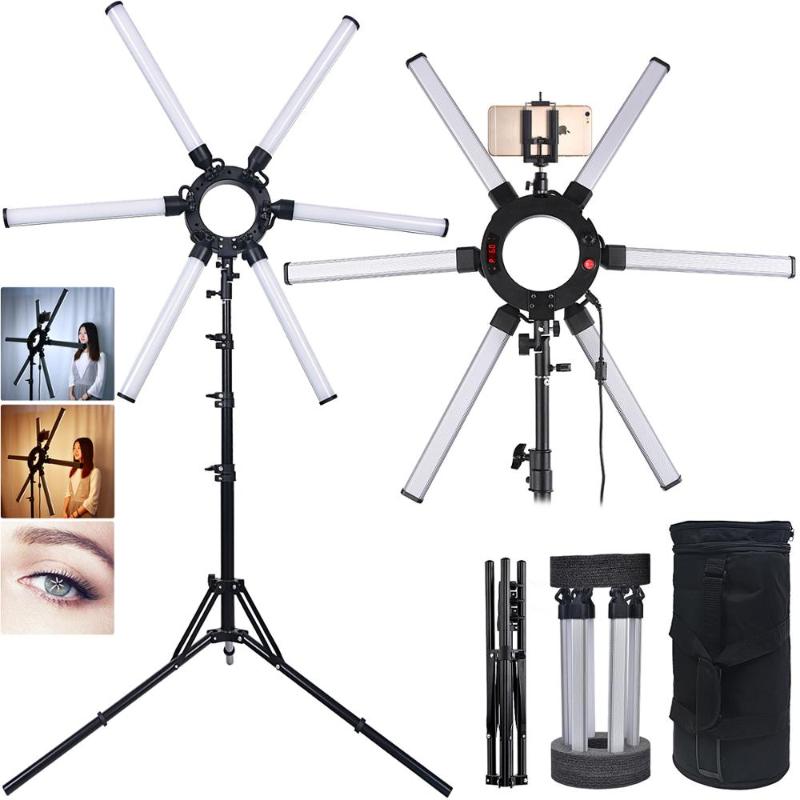 fosoto Photography Light 6 Tubes 672Pcs LED Video Light 120W Multimedia Extreme Star Lamp With Tripod For Phone Camera Youtube
fosoto Photography Light 6 Tubes 672Pcs LED Video Light 120W Multimedia Extreme Star Lamp With Tripod For Phone Camera Youtube