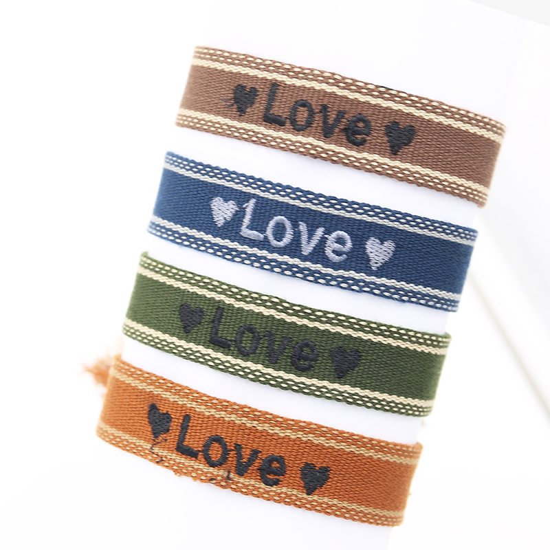 Boho Braided Bracelet Heart Friendship Bracelets Colorful Love Embroidery Tassel Bracelet Cotton Adjustable Jewelry 2020
Boho Braided Bracelet Heart Friendship Bracelets Colorful Love Embroidery Tassel Bracelet Cotton Adjustable Jewelry 2020