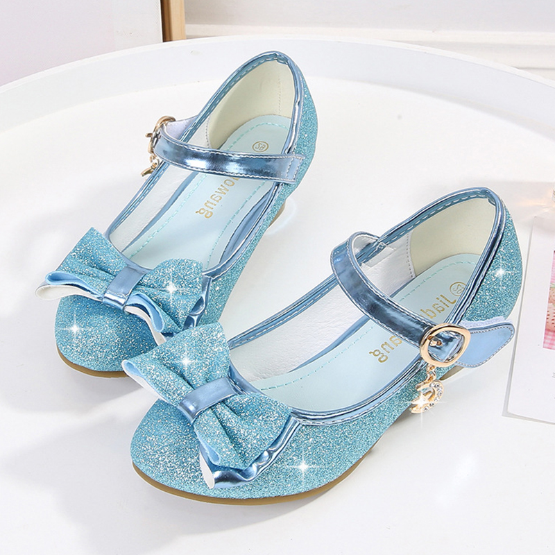 Glitter Children Princess Shoes for Girls Sandals High Heel Pink Latin Dance Shoes Shiny Rhinestone Female Party Dress, Blue
Glitter Children Princess Shoes for Girls Sandals High Heel Pink Latin Dance Shoes Shiny Rhinestone Female Party Dress, Blue