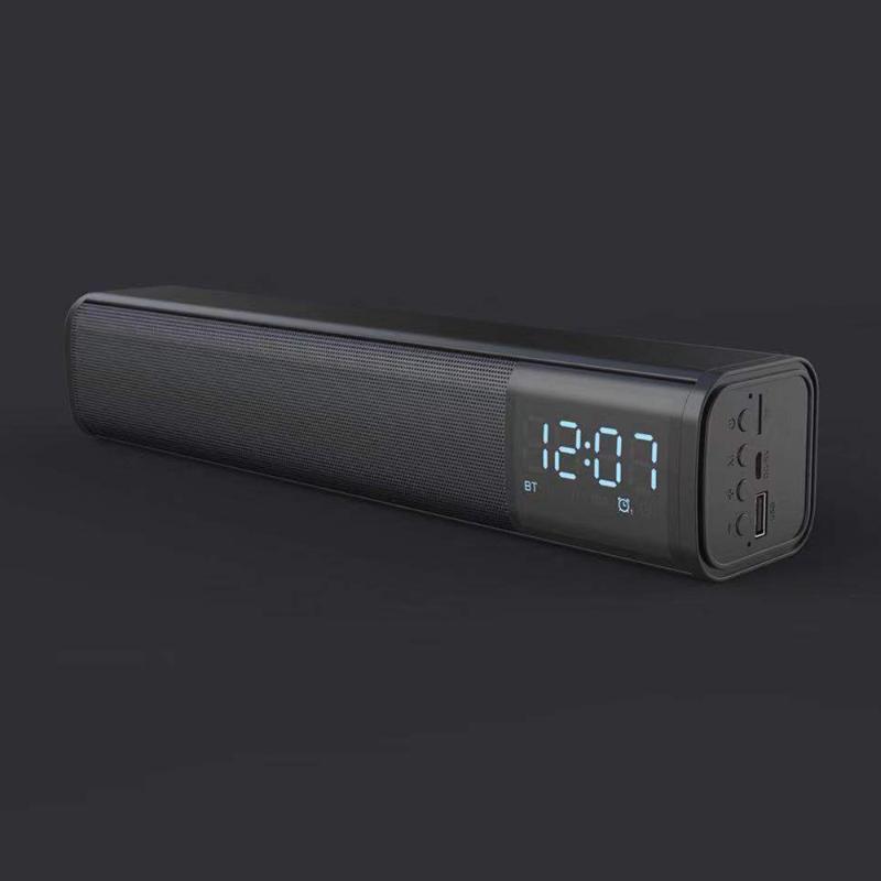 Sound bar Audio Player Wireless Bluetooth Speaker Subwoofer 3D Surround Speakers FM Radio Clock TF USB for Home TV PC
Sound bar Audio Player Wireless Bluetooth Speaker Subwoofer 3D Surround Speakers FM Radio Clock TF USB for Home TV PC