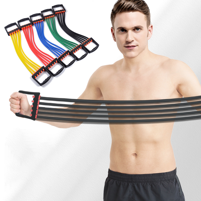 Wholesale TPE 5 Chest Expansion Tensioner Detachable Tension Rope Fitness equipment Tensioner for Arm Strength Muscle Training
Wholesale TPE 5 Chest Expansion Tensioner Detachable Tension Rope Fitness equipment Tensioner for Arm Strength Muscle Training