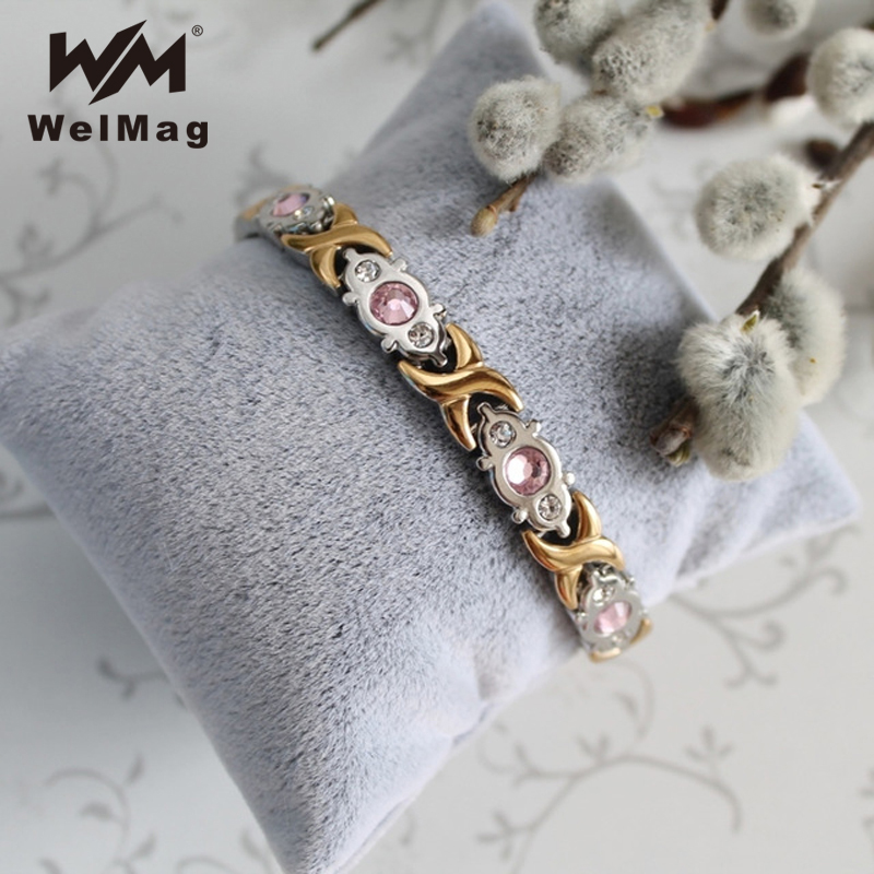 WelMag Magnetic Bracelet & Bangles for Women Benefits of Germanium Bracelet Therapy for Arthritis Bio Energy Healthy Bracelets
WelMag Magnetic Bracelet & Bangles for Women Benefits of Germanium Bracelet Therapy for Arthritis Bio Energy Healthy Bracelets