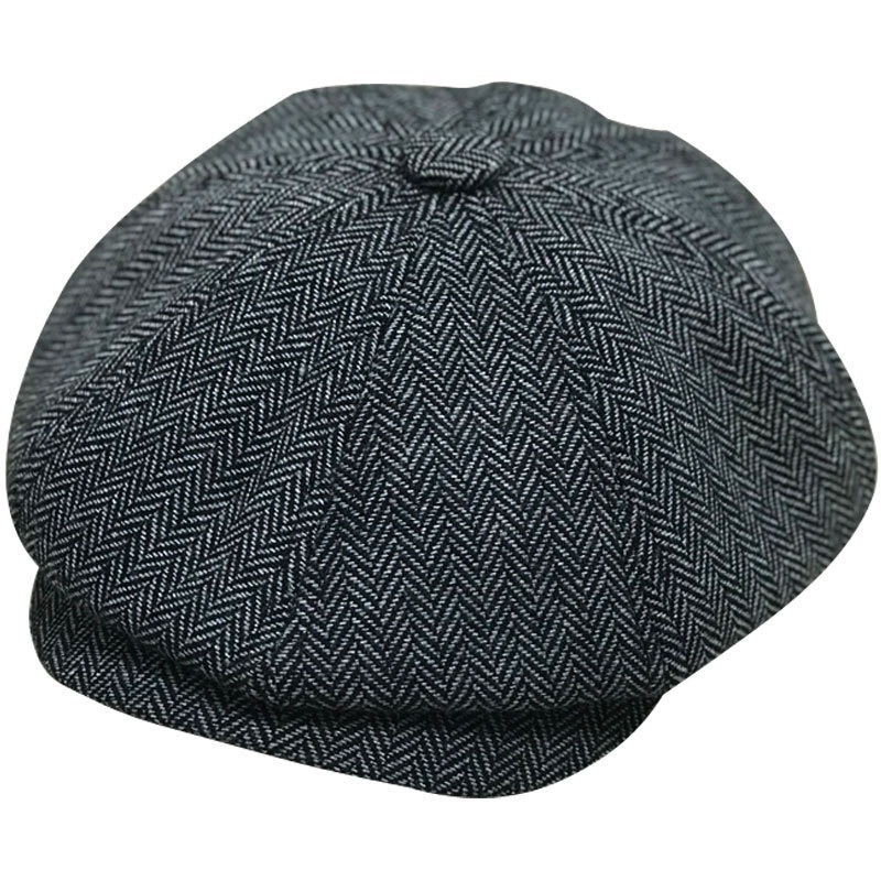 Big head round striped octagonal hat autumn and winter England retro beret large size men's newsboy hat warm and handsome, Light brown
Big head round striped octagonal hat autumn and winter England retro beret large size men's newsboy hat warm and handsome, Light brown