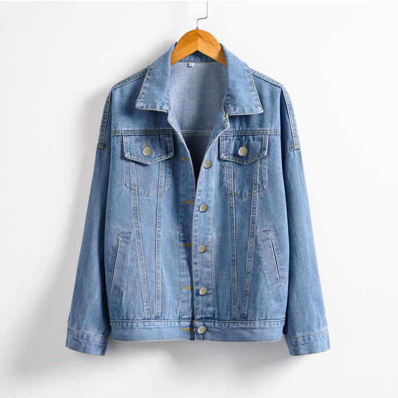 Autumn Jacket Women Light blue Denim Jacket Winter Jeans Coat Casual Harajuku Streetwear Female Vintage Jeans Coat Dropshipping
Autumn Jacket Women Light blue Denim Jacket Winter Jeans Coat Casual Harajuku Streetwear Female Vintage Jeans Coat Dropshipping
