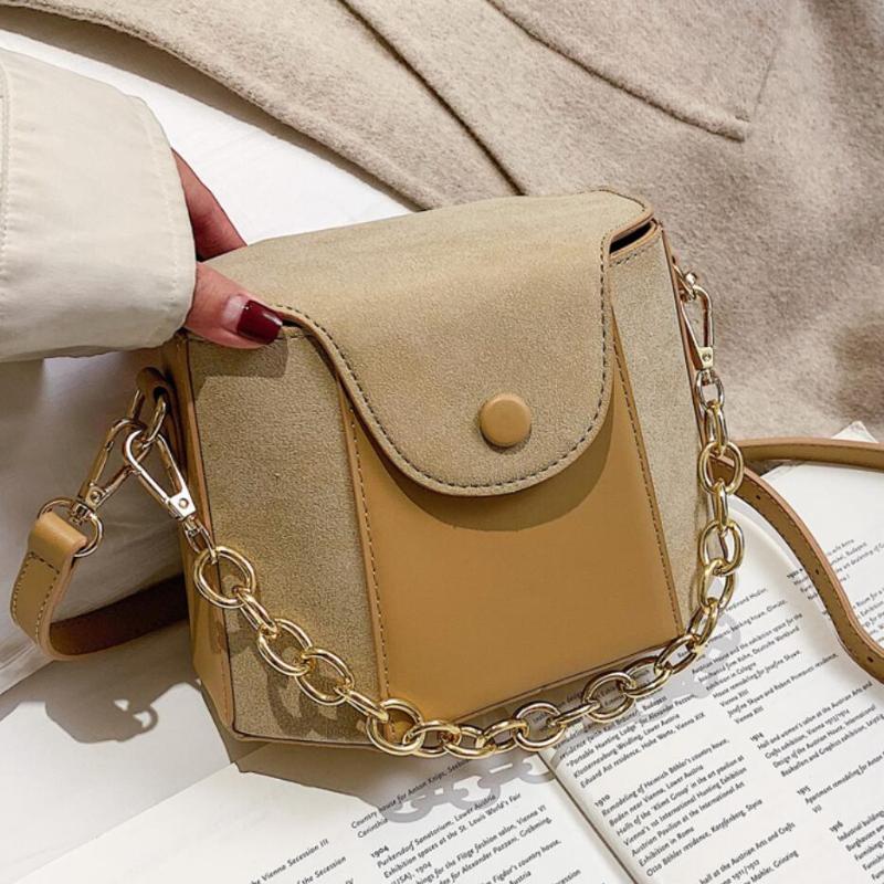 Elegant Female Chain Tote Bucket Bag 2020 New High Quality Matte Leather Women's Designer Handbag Casual Shoulder Messenger Bag, Black
Elegant Female Chain Tote Bucket Bag 2020 New High Quality Matte Leather Women's Designer Handbag Casual Shoulder Messenger Bag, Black