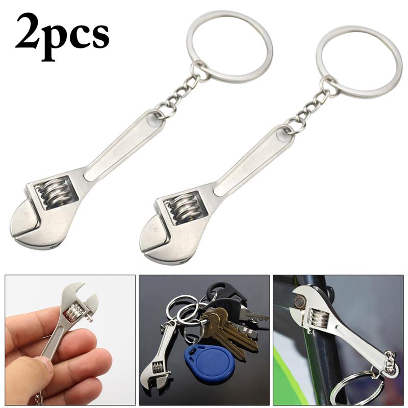 2PCS Key Ring Creative Convenient Portable Mini Tool Key Chain Split Ring Mini Wrench Keychain Metal Car Chain for Men
2PCS Key Ring Creative Convenient Portable Mini Tool Key Chain Split Ring Mini Wrench Keychain Metal Car Chain for Men