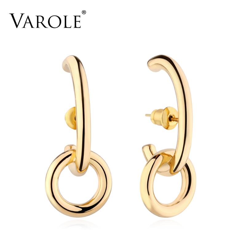 VAROLE Simple Geometric Circle Stud Earrings Fashion Jewelry Gold Color Anti Allergy Earings For Women Ear Jewelry Brincos
VAROLE Simple Geometric Circle Stud Earrings Fashion Jewelry Gold Color Anti Allergy Earings For Women Ear Jewelry Brincos