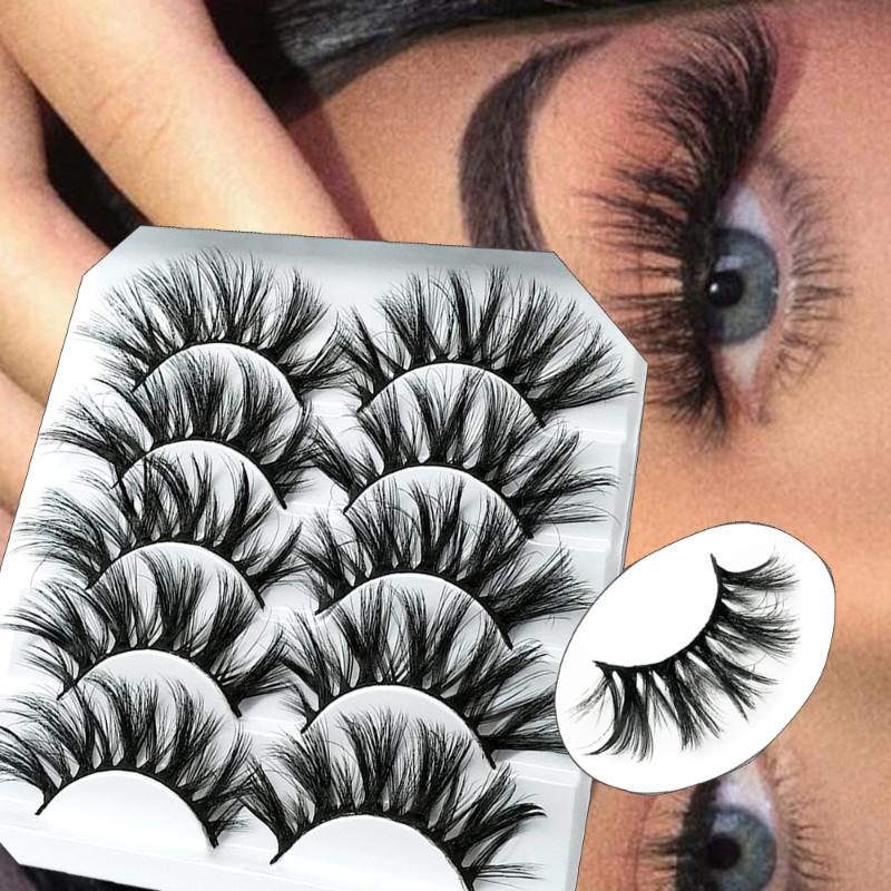 5 Pairs Handmade 3D Soft Faux Mink False Eyelashes Thick Wispy Fluffy Cross Long Lashes Natural Makeup Eyelash Extension Tools
5 Pairs Handmade 3D Soft Faux Mink False Eyelashes Thick Wispy Fluffy Cross Long Lashes Natural Makeup Eyelash Extension Tools