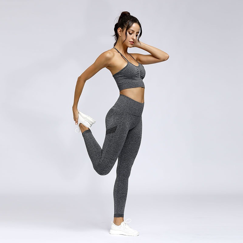 Seamless Yoga Set Women Fitness Clothing Sportswear Woman Gym Leggings Padded Push-up Strappy Sports Bra 2 Pcs Sports Suits, Green
Seamless Yoga Set Women Fitness Clothing Sportswear Woman Gym Leggings Padded Push-up Strappy Sports Bra 2 Pcs Sports Suits, Green