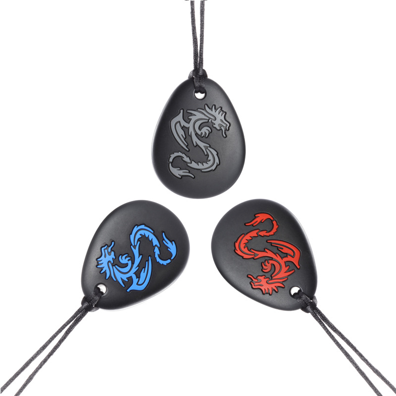 Large Tear Drop Silicone Pendant for Teething Necklace Chewy Jewelry Toys for Autism or Oral Motor Special Needs BPA Free