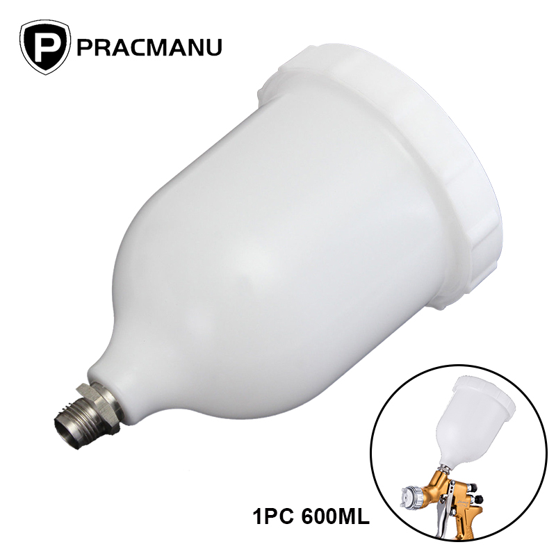 PRACMANU Professional 600ML Plastic Paint Pot For GFG Spray Gun Hopper For Spray Gun Pistola Accessories
PRACMANU Professional 600ML Plastic Paint Pot For GFG Spray Gun Hopper For Spray Gun Pistola Accessories