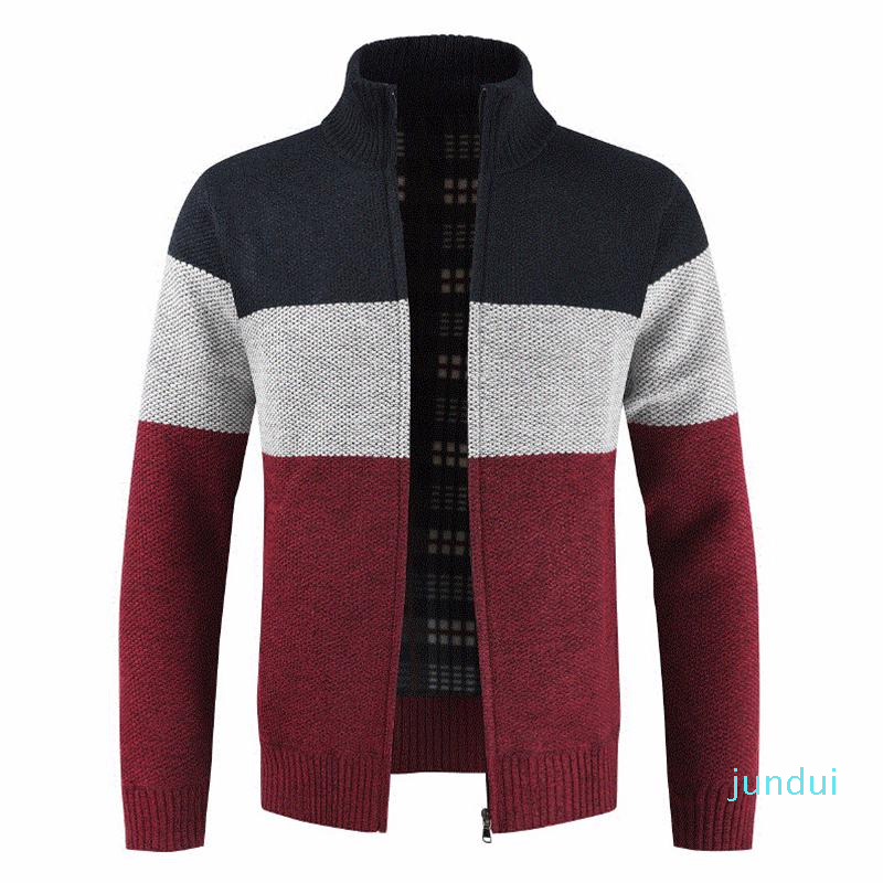 Hot Sale Mens Jacket Cardigan Casual Color Matching Stand Collar Autumn and Winter Zipper Sweater Slim Fit Cardigan Jacket Men, Black;brown
Hot Sale Mens Jacket Cardigan Casual Color Matching Stand Collar Autumn and Winter Zipper Sweater Slim Fit Cardigan Jacket Men, Black;brown