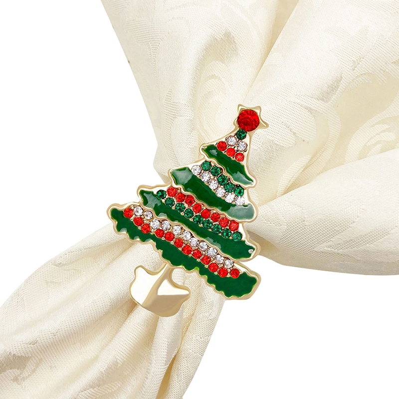 Christmas Tree Napkin Buckle Metal Napkin Ring Hotel Restaurant Decoration Ring Crafts Jewelry Wedding Holiday Party DIY
Christmas Tree Napkin Buckle Metal Napkin Ring Hotel Restaurant Decoration Ring Crafts Jewelry Wedding Holiday Party DIY