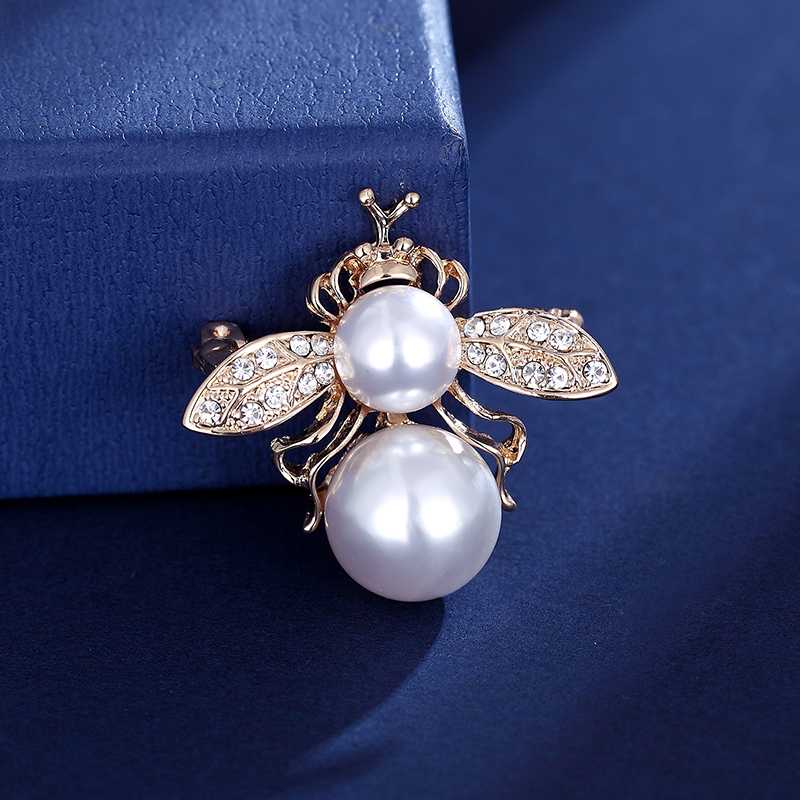 Cute Animal Bee Brooch Small Pin Scarf Decoration Neck Collar Brooches Brooches for Women Vintage Insect Brooch Pin High Quality