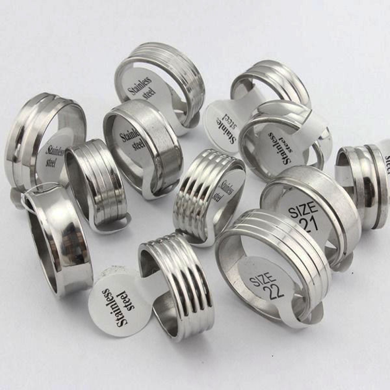 50PCS Silver Mix Design Polish MEN stainless steel Band rings Wholesale fashion jewelry Lots brand new
50PCS Silver Mix Design Polish MEN stainless steel Band rings Wholesale fashion jewelry Lots brand new