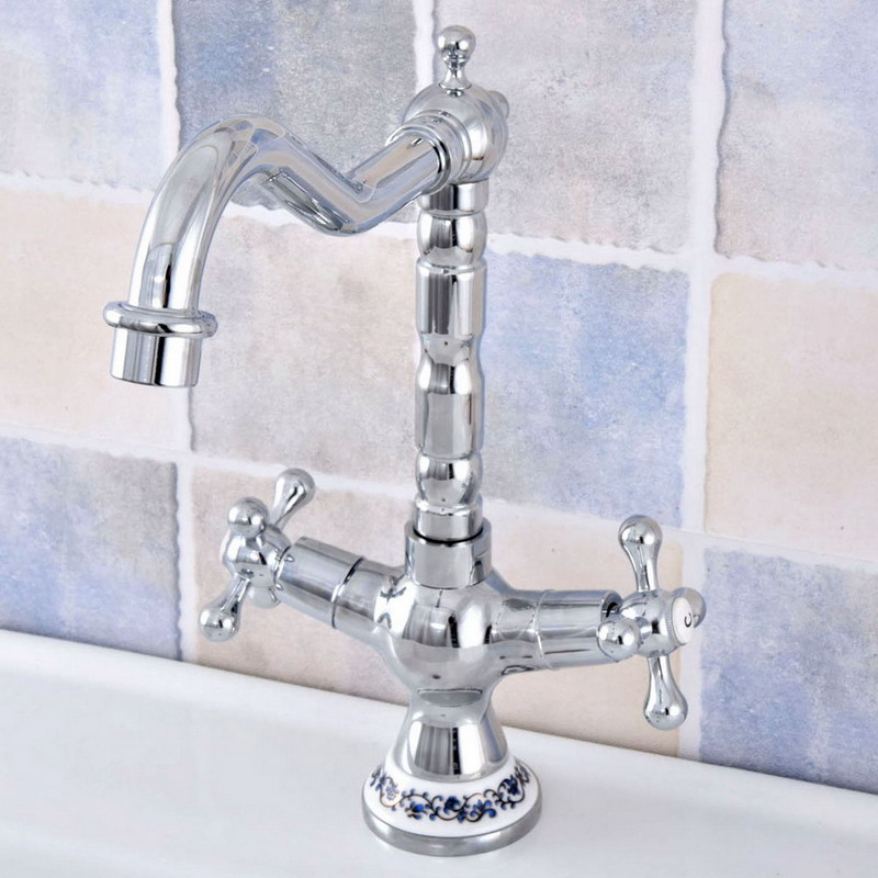 Double Handle Swivel Spout Kitchen Mixer Faucets Polished Chrome Brass Deck Mount Basin Mixer Faucet Lsf667
Double Handle Swivel Spout Kitchen Mixer Faucets Polished Chrome Brass Deck Mount Basin Mixer Faucet Lsf667