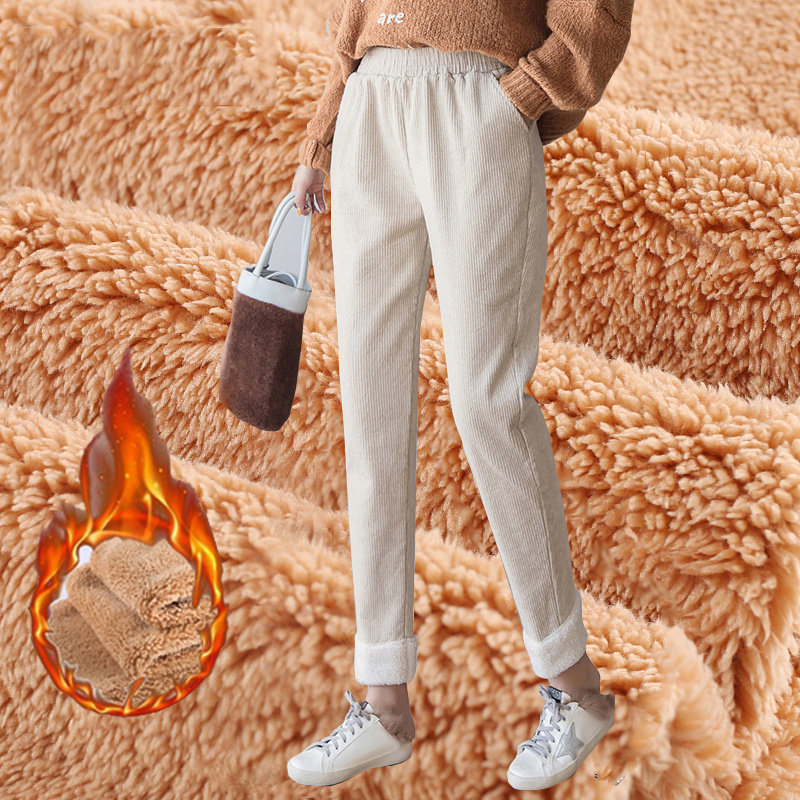 2020 Pleuche Winter Warm Pants Women Plus Size Velvet Solid High Waist Pant Leisure Sports Womens Harem Pants Korean Trousers, Ordinary camel
2020 Pleuche Winter Warm Pants Women Plus Size Velvet Solid High Waist Pant Leisure Sports Womens Harem Pants Korean Trousers, Ordinary camel