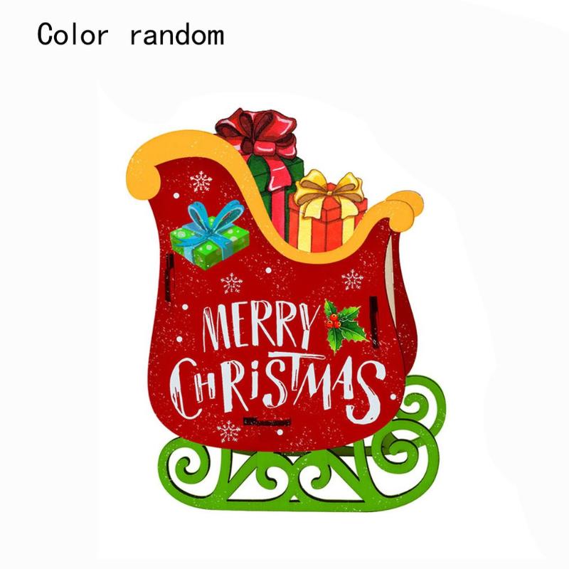 Wooden Home Decoration Diy Handmade Painted Christmas Sleigh Ornaments Crafts Structural Stability Smooth
Wooden Home Decoration Diy Handmade Painted Christmas Sleigh Ornaments Crafts Structural Stability Smooth