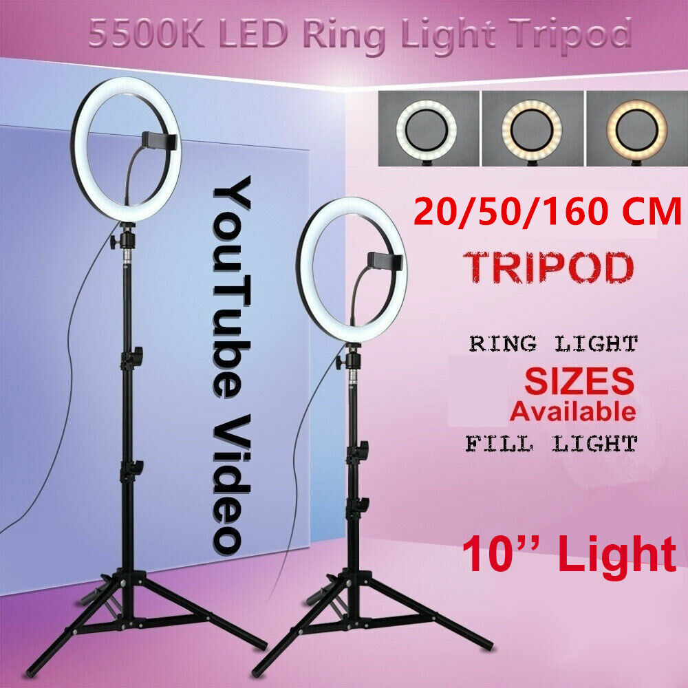 10 inch LED Ring Light Dimmable Selfie Lamp With Tripod Photography Camera Phone Light for Youtube Makeup Selfie Ring Light
10 inch LED Ring Light Dimmable Selfie Lamp With Tripod Photography Camera Phone Light for Youtube Makeup Selfie Ring Light