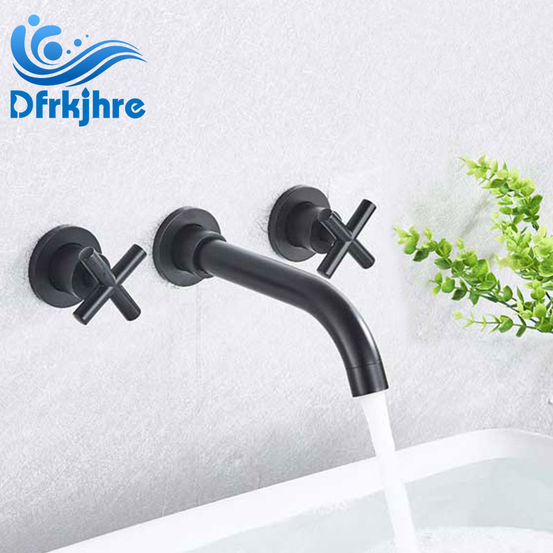 Wall Mounted Brass Basin Faucet Bathroom Dual Handle Mixer Tap Hot Cold Mixer Water Wholesale Bath MaBlack Rose Gold Set
Wall Mounted Brass Basin Faucet Bathroom Dual Handle Mixer Tap Hot Cold Mixer Water Wholesale Bath MaBlack Rose Gold Set