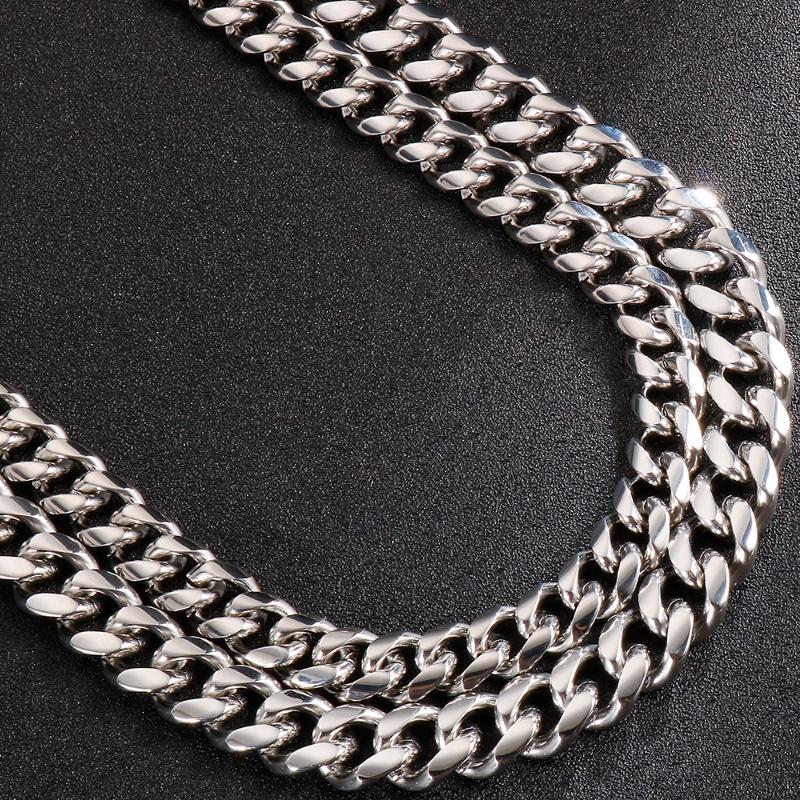 Chains Hiphop Mens Necklaces 45/60/65CM Long 13/15MM Curb Link Chain Necklace Men Heavy Stainless Steel Jewelry Accessories Wholesale
Chains Hiphop Mens Necklaces 45/60/65CM Long 13/15MM Curb Link Chain Necklace Men Heavy Stainless Steel Jewelry Accessories Wholesale