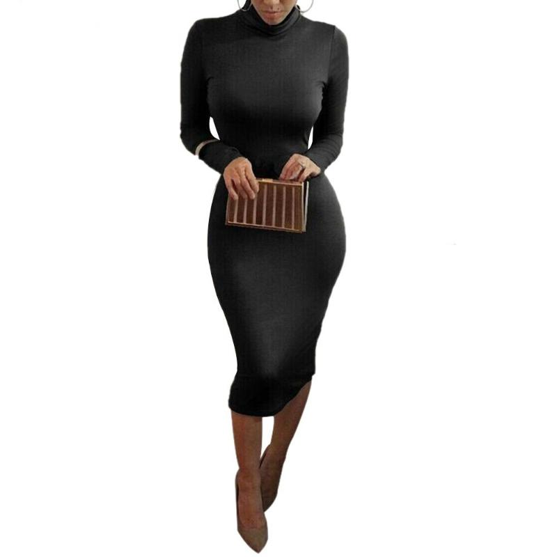 Spring Autumn Kim Kardashian Sexy Long Sleeve Pencil Women Bodycon Dress Plus Size Turtlenack Midi Bandage Party Dress Femme, Black
Spring Autumn Kim Kardashian Sexy Long Sleeve Pencil Women Bodycon Dress Plus Size Turtlenack Midi Bandage Party Dress Femme, Black