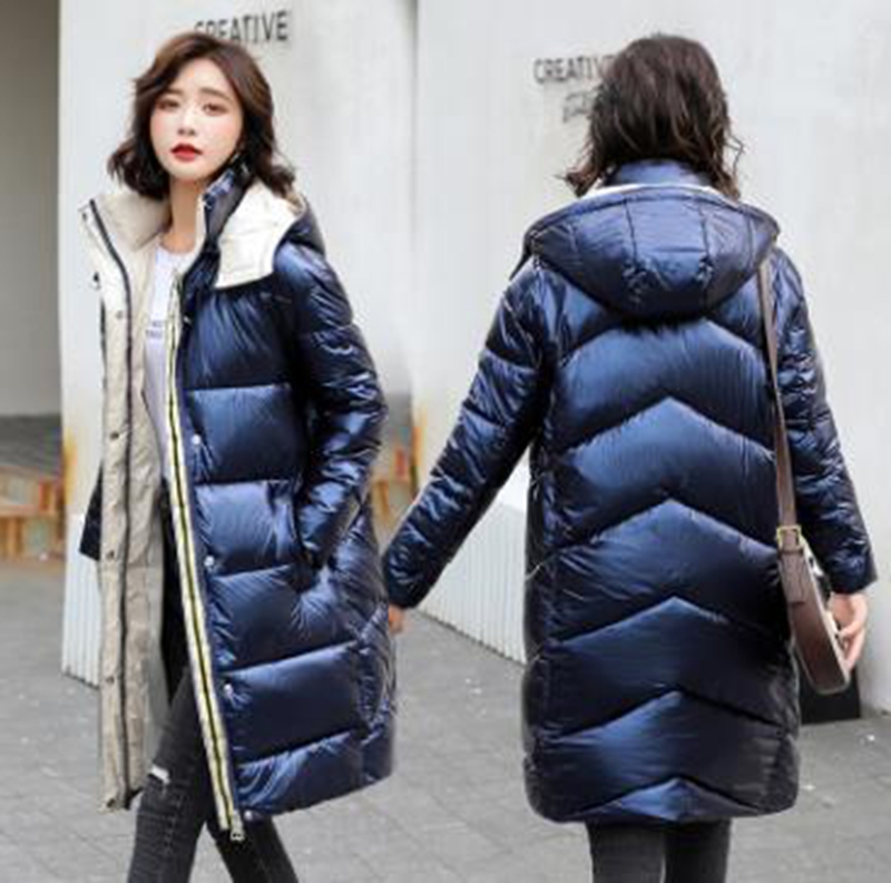 Wholesale fashion women's new mid-to-long winter shiny face-free loose thick bread jacket, Gray
Wholesale fashion women's new mid-to-long winter shiny face-free loose thick bread jacket, Gray