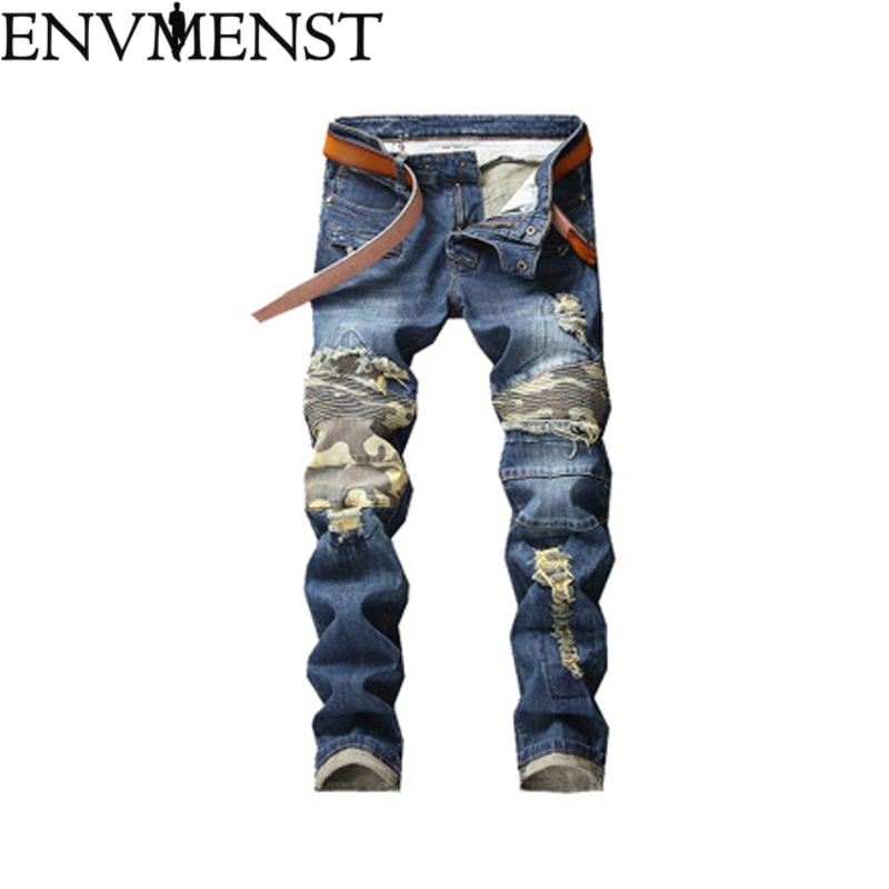 Envmenst New Men Jeans Ripped Fold Slim Jeans Pants Solid Fashion Elasticity Casual Male Trousers Denim Pants, Dark blue
Envmenst New Men Jeans Ripped Fold Slim Jeans Pants Solid Fashion Elasticity Casual Male Trousers Denim Pants, Dark blue