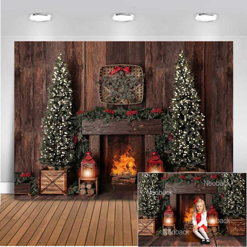 Photography Background Christmas Decoration Tree Retro Vintage Wooden Wall Fireplace Christmas Backdrops for Photo Studio 
Photography Background Christmas Decoration Tree Retro Vintage Wooden Wall Fireplace Christmas Backdrops for Photo Studio