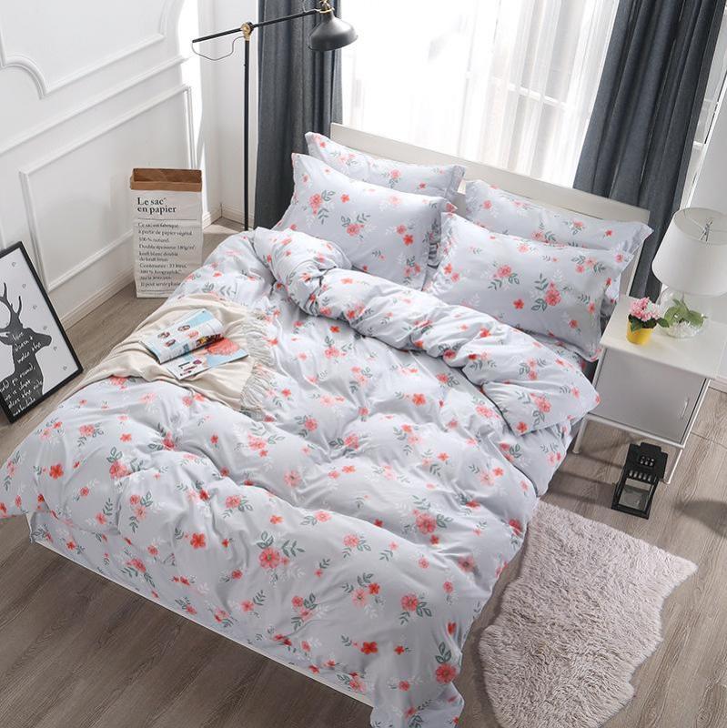 Flower Leaves Print Grey Bed Cover Set Kids Girl Duvet Cover Adult Child Bed Sheets And Pillowcases Comforter Bedding Set 61069, 2tj-61067-002
Flower Leaves Print Grey Bed Cover Set Kids Girl Duvet Cover Adult Child Bed Sheets And Pillowcases Comforter Bedding Set 61069, 2tj-61067-002