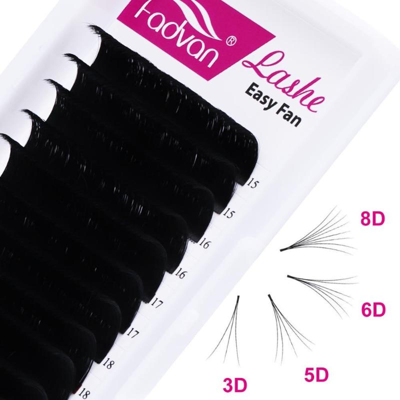 Fadvan Make-up Super Long Easy Fanning False Eyelash Extension 15-20mm Fast Blooming 2d/5d/6d/8d/12d Fanning Lashes for Builing
Fadvan Make-up Super Long Easy Fanning False Eyelash Extension 15-20mm Fast Blooming 2d/5d/6d/8d/12d Fanning Lashes for Builing