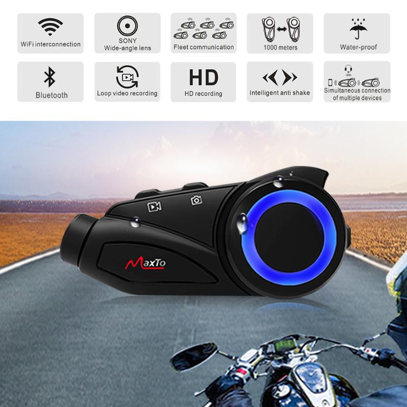 Group 6 Riders 1000m Moto Helmet Headset Bluetooth WIFI Recorer Helmet Intercom HD Video Recording Camera with HD 1080P Lens
Group 6 Riders 1000m Moto Helmet Headset Bluetooth WIFI Recorer Helmet Intercom HD Video Recording Camera with HD 1080P Lens