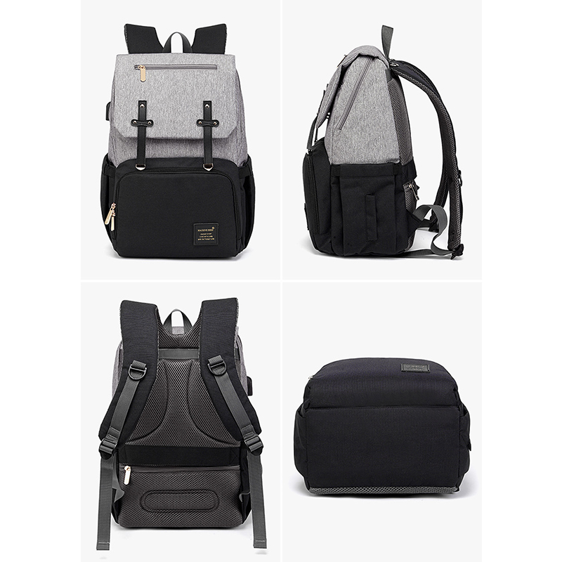 Waterproof Oxford Handbag Nursing Nappy Bags Diaper Bag 2020 Diaper Bag Mummy Daddy Backpack Baby Stroller, Black gray
Waterproof Oxford Handbag Nursing Nappy Bags Diaper Bag 2020 Diaper Bag Mummy Daddy Backpack Baby Stroller, Black gray