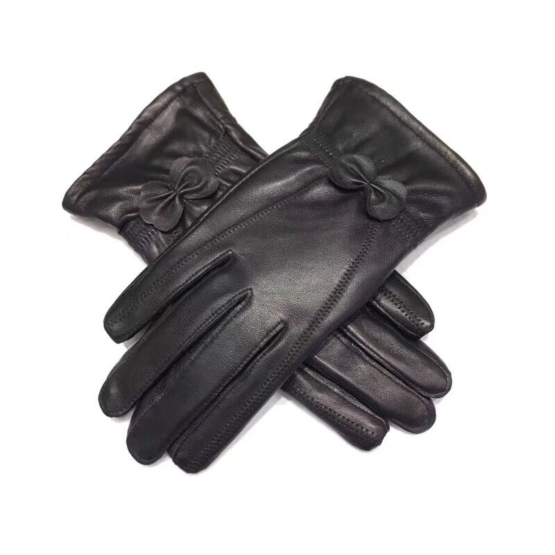 zero fish Genuine leather gloves women's casual gloves bow women's genuine leather autumn and winter plus velvet thermal
zero fish Genuine leather gloves women's casual gloves bow women's genuine leather autumn and winter plus velvet thermal