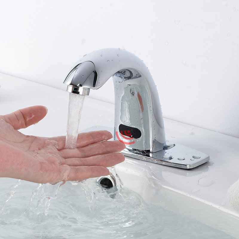 Automatic Sensing Basin Faucet Brass Sensor Wash Basin Tap Touchless Infrared Deck Mount Water Taps Modern Intellect Sink Faucet
Automatic Sensing Basin Faucet Brass Sensor Wash Basin Tap Touchless Infrared Deck Mount Water Taps Modern Intellect Sink Faucet