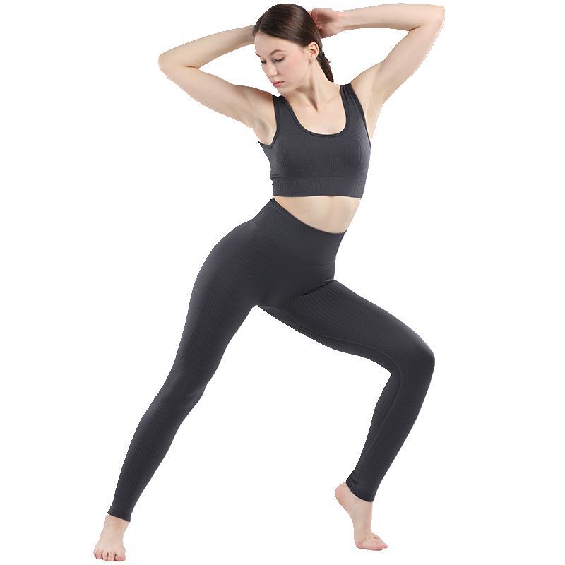 Seamless Yoga Set Women Sportwear Gym Leggings Sports bra set Workout clothes for women Fitness suit Femme Sports Suits 2 pieces, Black
Seamless Yoga Set Women Sportwear Gym Leggings Sports bra set Workout clothes for women Fitness suit Femme Sports Suits 2 pieces, Black