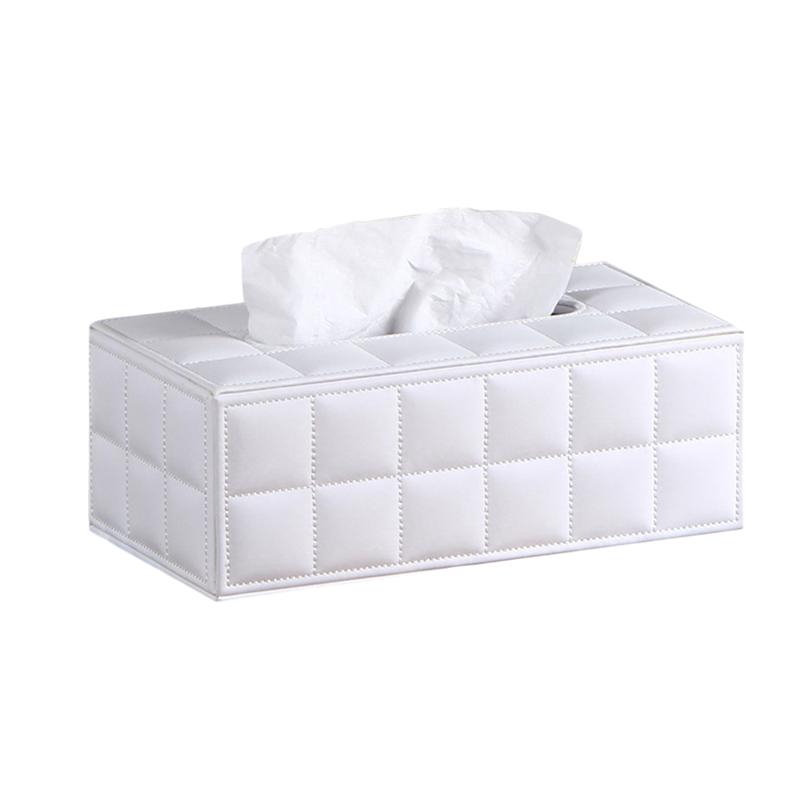 1PC Simple PU Tissue Box Rectangle Paper Towel Holder Desktop Napkin Storage Container for Home Office (Size L White
1PC Simple PU Tissue Box Rectangle Paper Towel Holder Desktop Napkin Storage Container for Home Office (Size L White