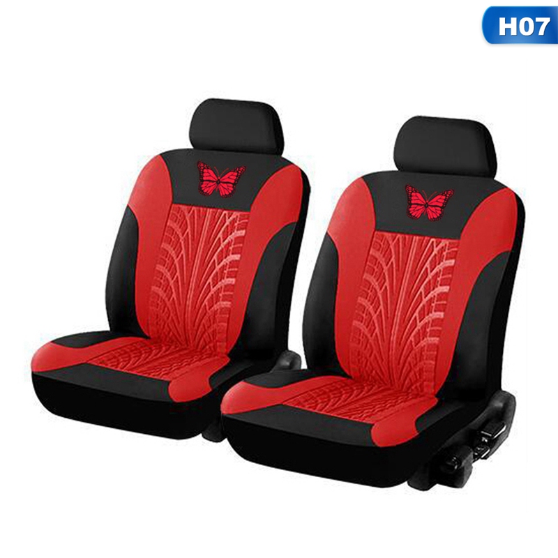 Universal Car Seat Cover Set Butterfly-Pattern Car Seat Cover Full Set Auto Styling Interior Accessories