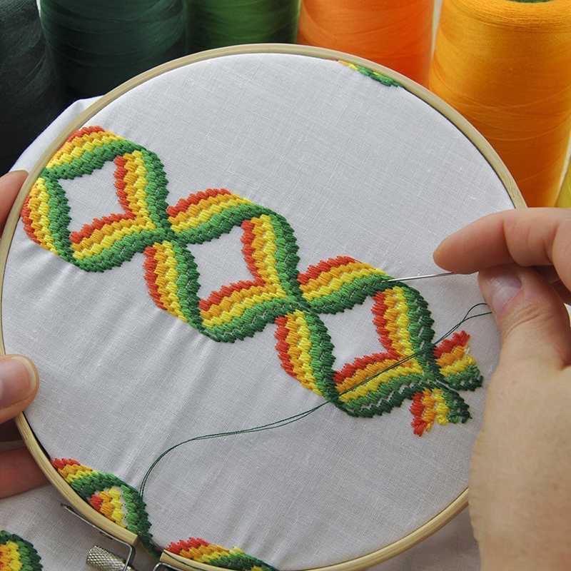 12 Size 8-40CM Bamboo Frame Embroidery Hoop Ring DIY Needlecraft Cross Stitch Machine Round Loop Hand Household Sewing Tools