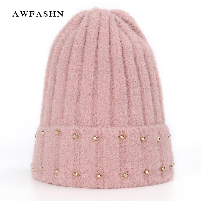 New High Quality Ladies Wool Knit Beanie Women Warm Fleece Winter Casual Hat Female Soft Thicken Hedging Cap Golden Pearl Bonnet, White
New High Quality Ladies Wool Knit Beanie Women Warm Fleece Winter Casual Hat Female Soft Thicken Hedging Cap Golden Pearl Bonnet, White