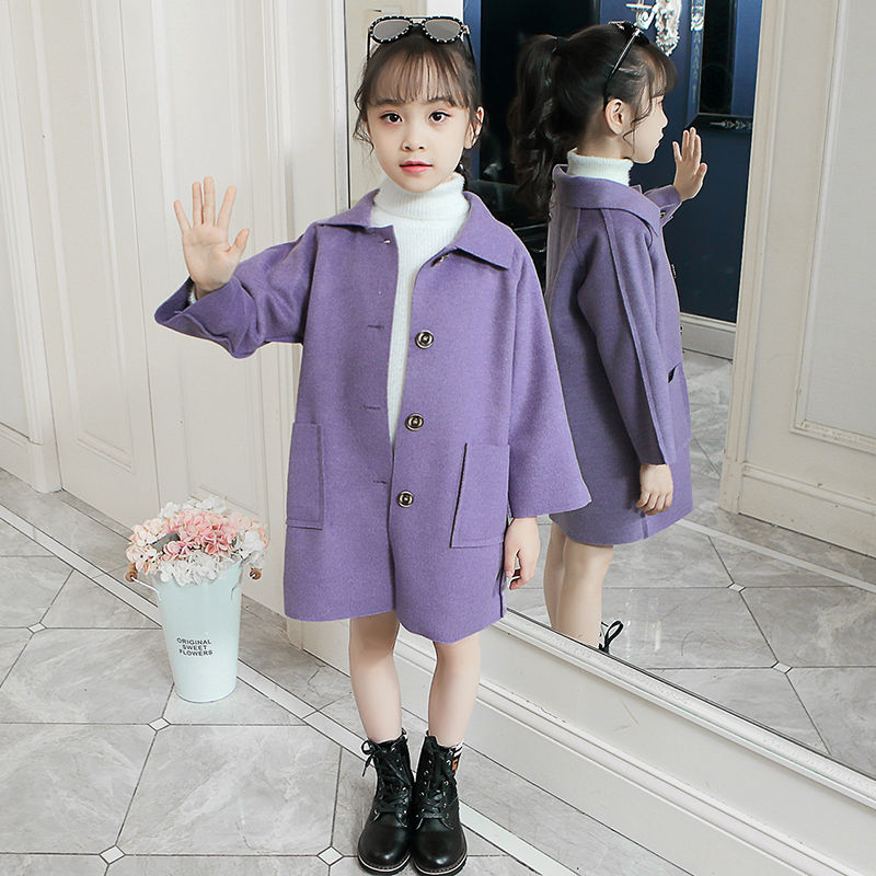 2020 Girls Winter Long Coat Kids Jackets Girls BaBy Fashion Woolen Overcoats Children Clothes, Gray
2020 Girls Winter Long Coat Kids Jackets Girls BaBy Fashion Woolen Overcoats Children Clothes, Gray