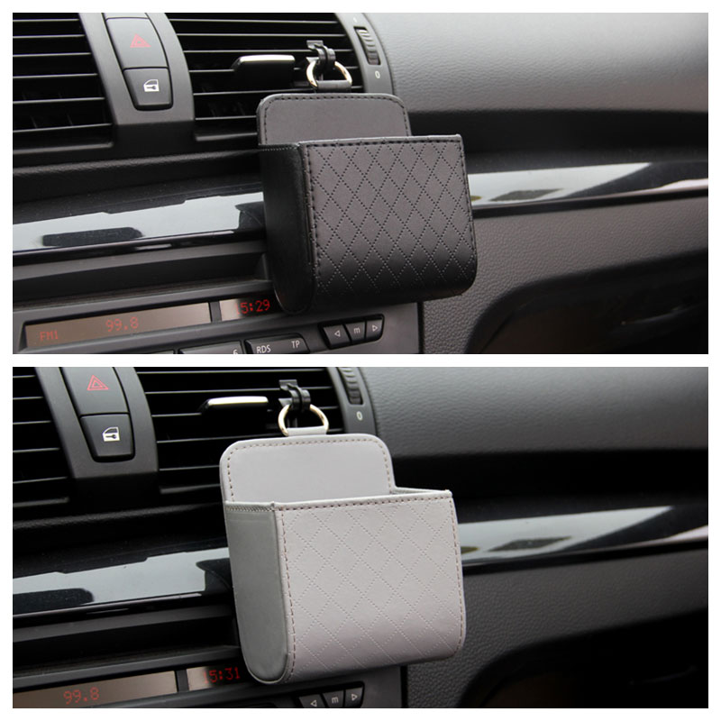 Car Air Outlet Storage Bag Universal PU Leather Car Mobile Phone Holder Box Auto Coin Case Bag Holder Seat Back Organizer
Car Air Outlet Storage Bag Universal PU Leather Car Mobile Phone Holder Box Auto Coin Case Bag Holder Seat Back Organizer