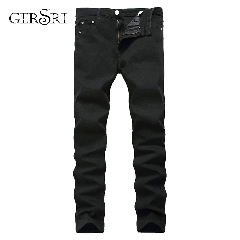 Gersri Men Jeans Brand New Quality Cotton Skinny Straight Solid Color Casual Zipper Jeans Male Slim straight Pants, Black
Gersri Men Jeans Brand New Quality Cotton Skinny Straight Solid Color Casual Zipper Jeans Male Slim straight Pants, Black